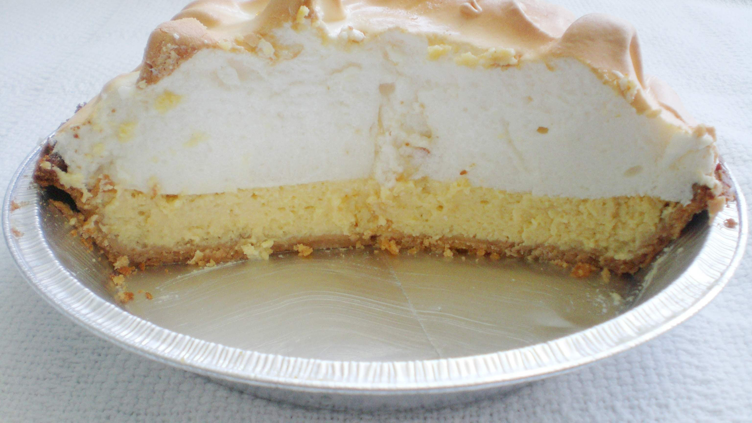 Key lime pie is an American dessert pie made of Key lime juice, egg yolks, and sweetened condensed milk. It may be served with no topping, topped with...